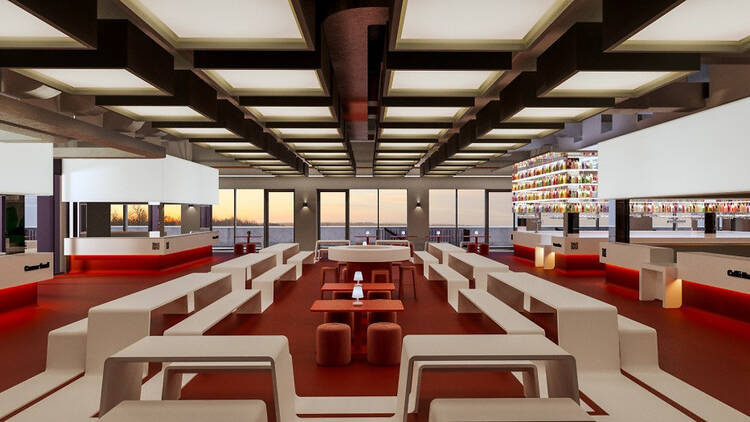 food court Adidas Arena