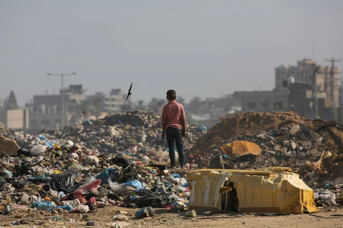 Fotograf&iacute;a de la exposici&oacute;n 'Gaza a trav&eacute;s de sus ojos'.