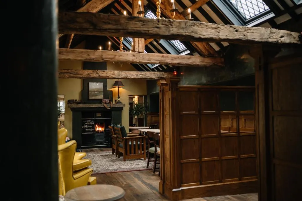 Interior of the Old Inn in Crawford