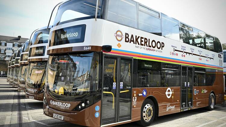 Bakerloop bus, London
