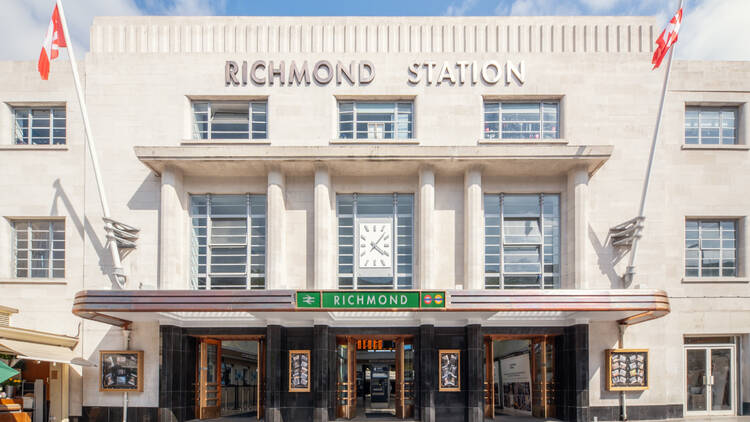 The new exterior of Richmond station in London