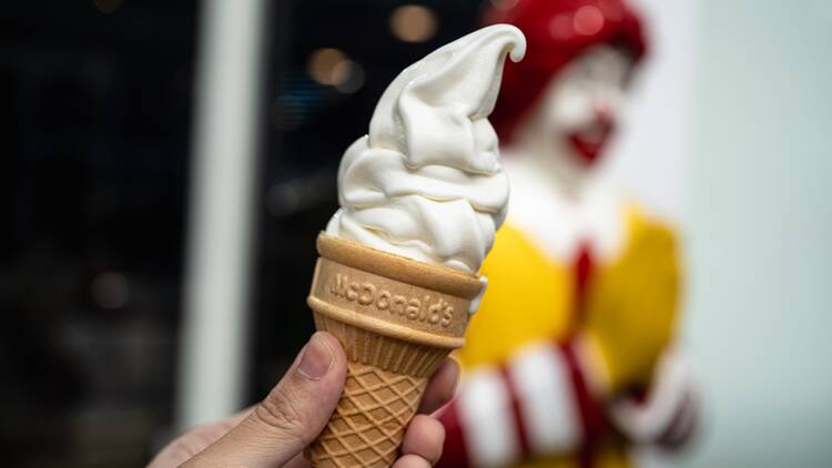McDonald's soft serve ice cream