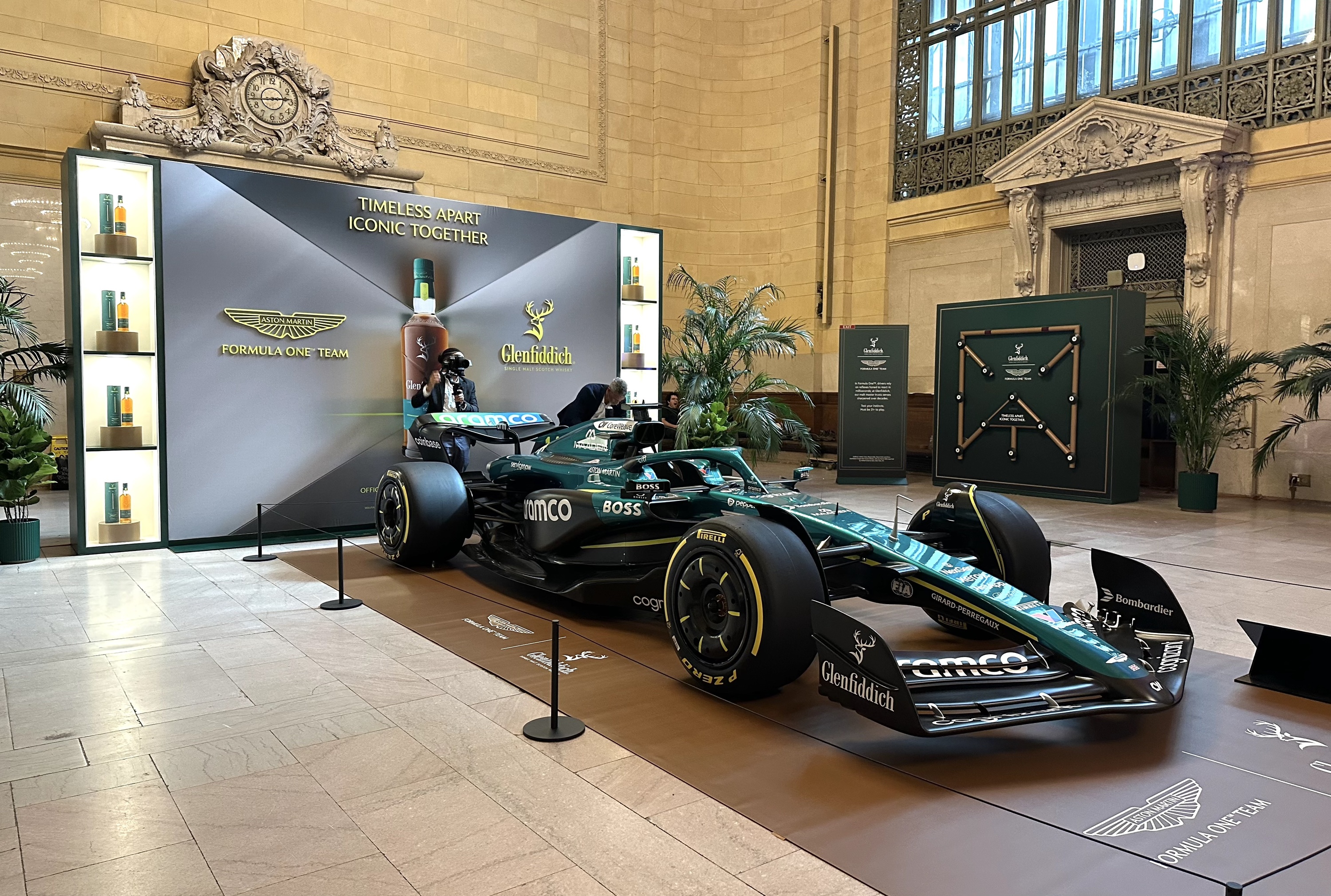 There's a Formula 1 car in Grand Central right now-here's how to see it today for free