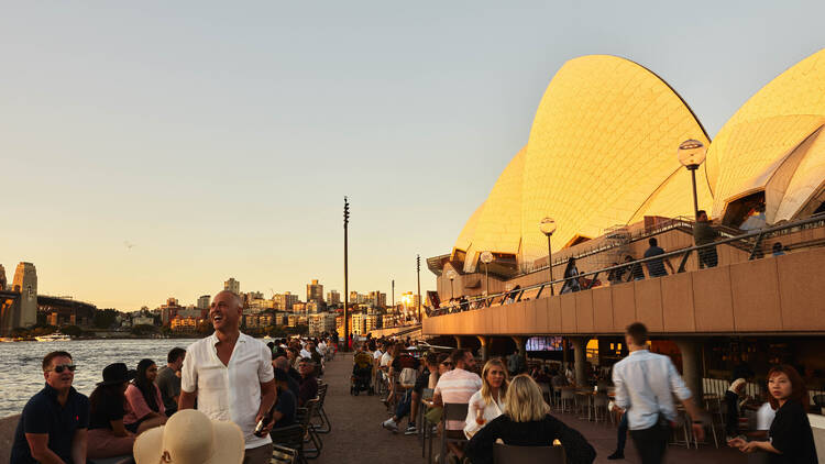 Opera Bar at sunset