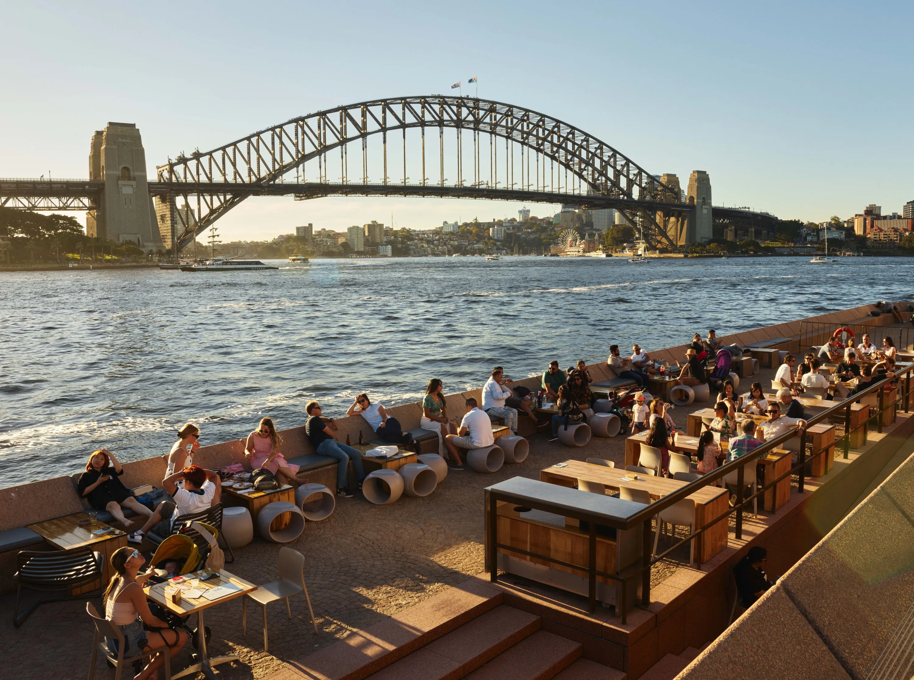 Opera Bar at sunset