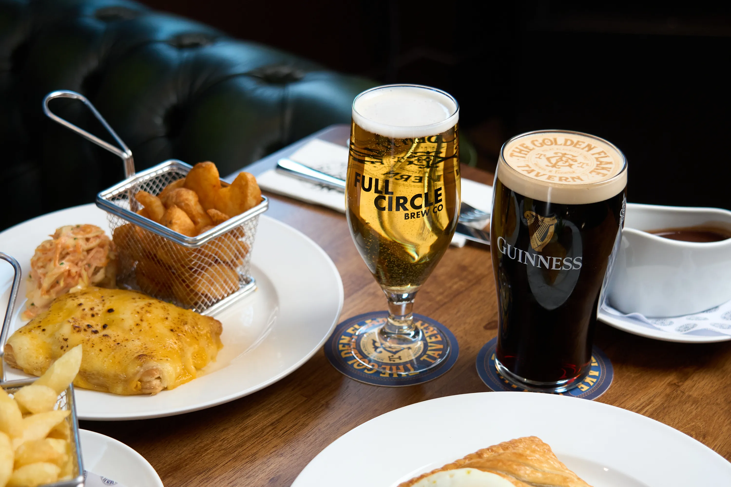 Food and pints at Greggs' first-ever UK pub in Newcastle