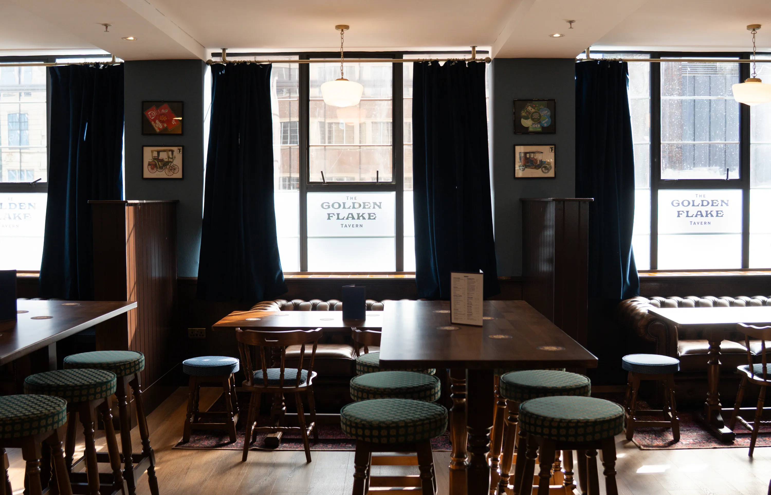 Seating at Greggs first-ever UK pub in Newcastle