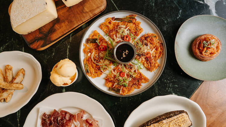 SOUTH MELBOURNE MARKET - CULTURED & CURED Plates of food