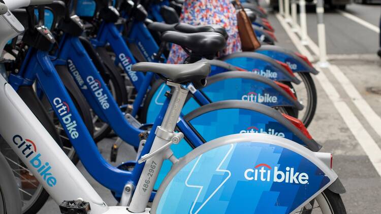 Electric Citi Bikes in NYC