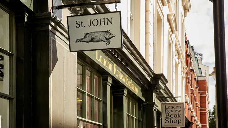 The new St John café in Bloomsbury, London
