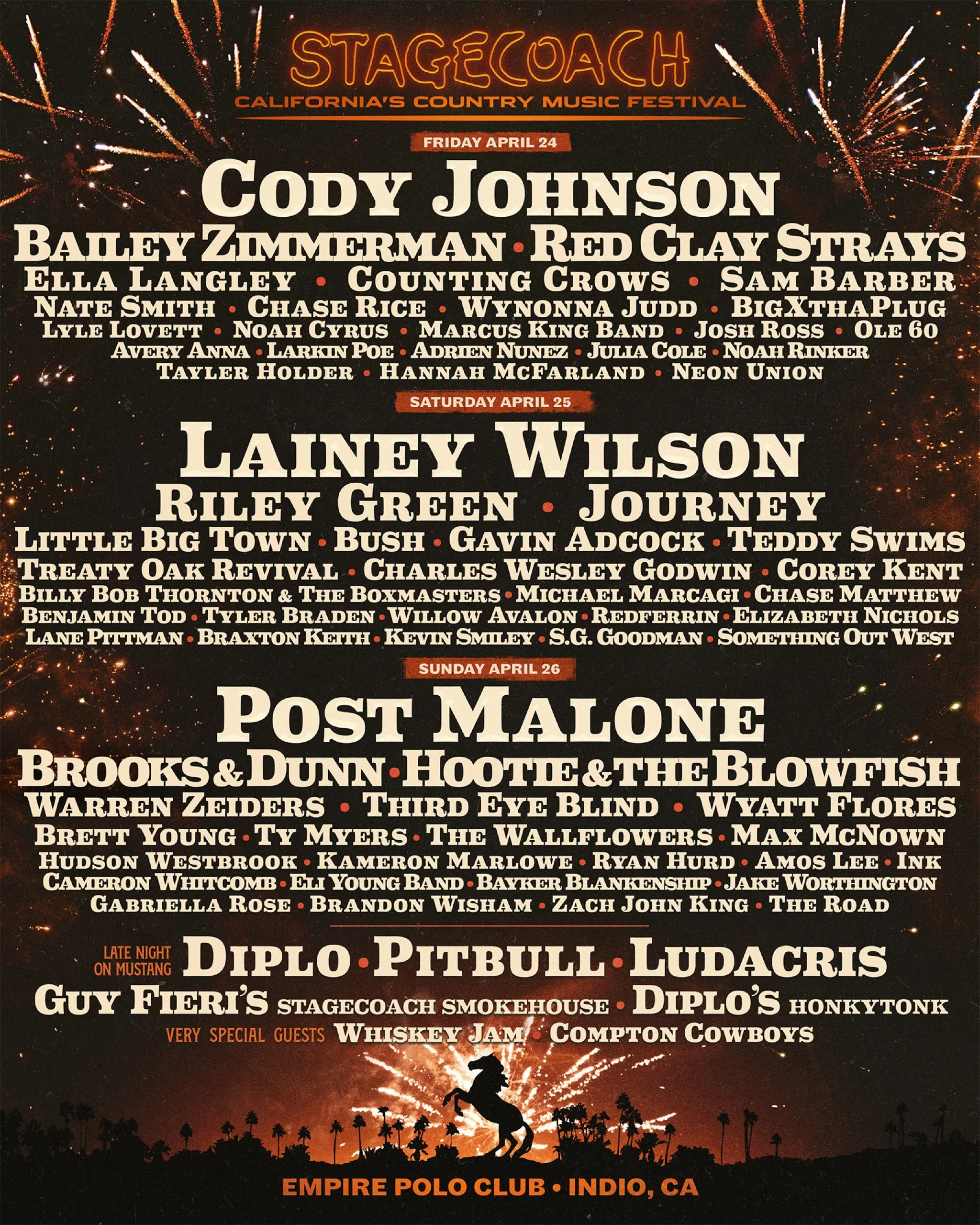 Stagecoach 2026 lineup