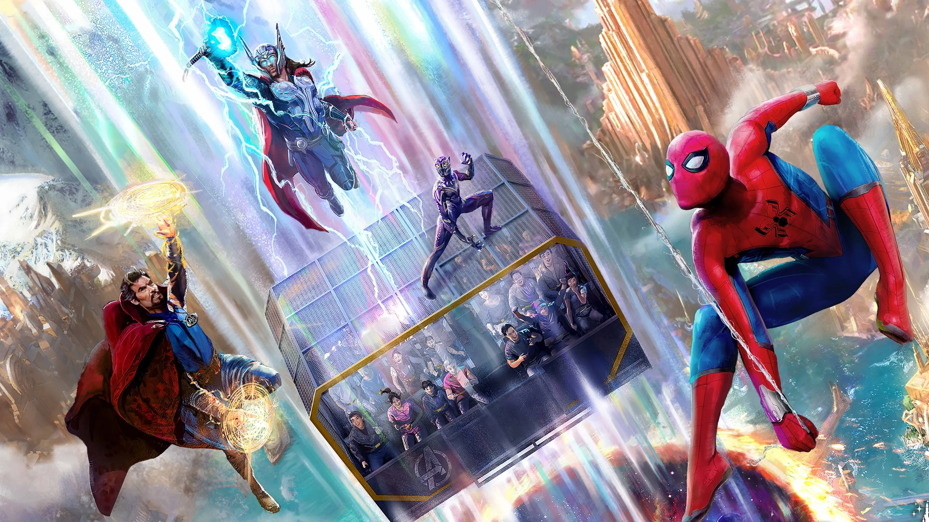 Hong Kong Disneyland new Marvel ride Stark Expo