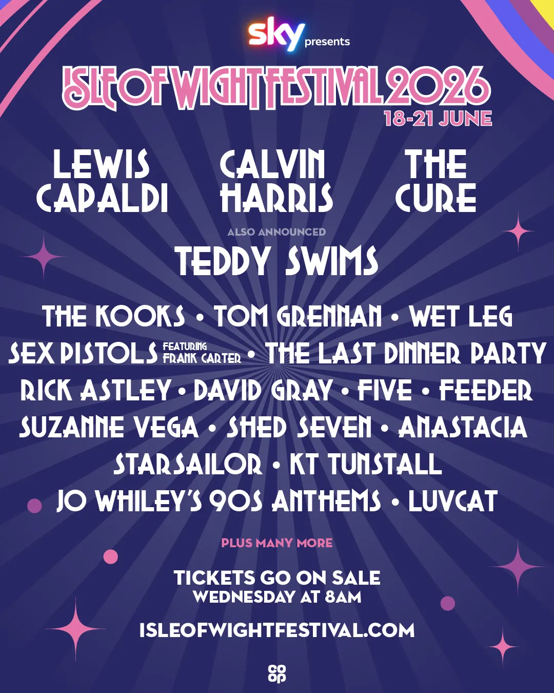 Isle of Wight Festival 2026 poster