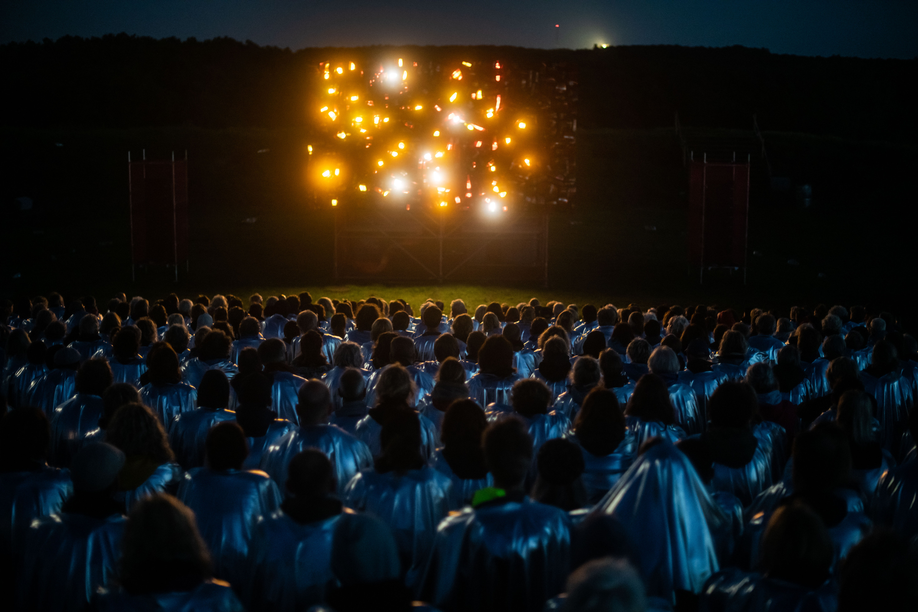 A dazzling light show of 500+ recycled car taillights is coming to Governors Island this weekend