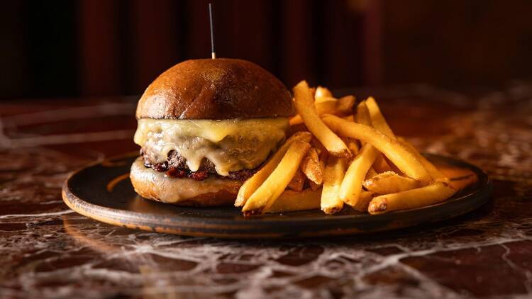 The Crane Club Burger at Crane Club