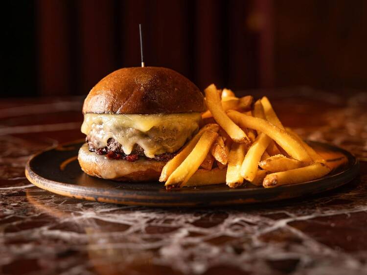 The Crane Club Burger at Crane Club