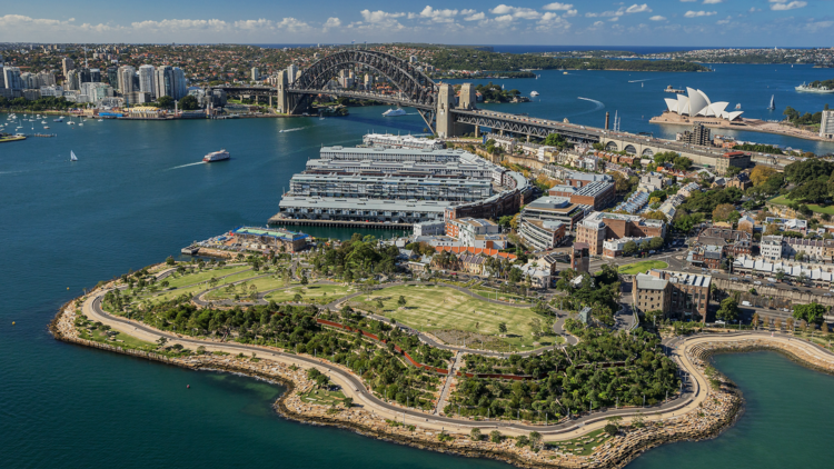 Aerial of Barangaroo