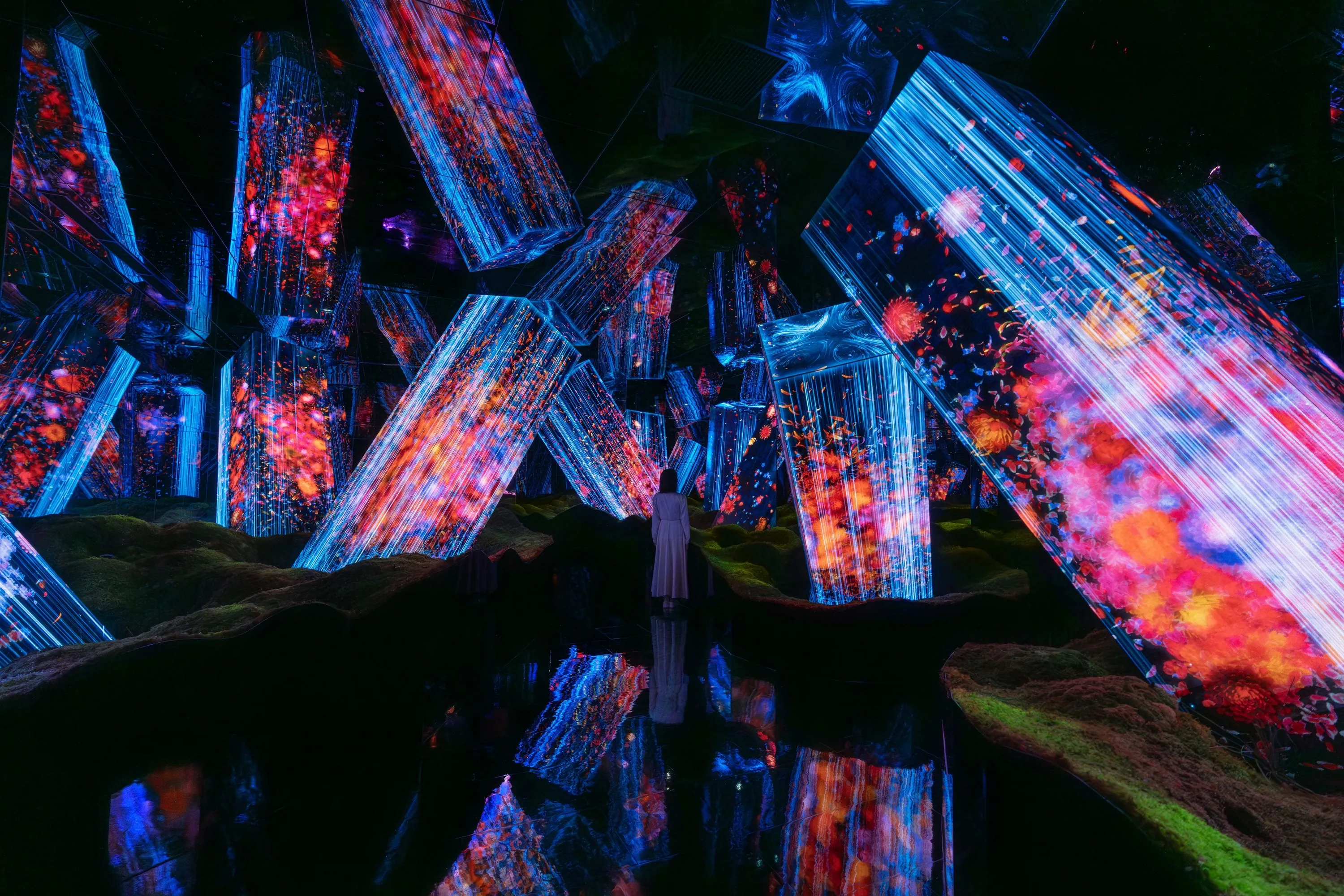 teamLab Biovortex Kyoto – Megaliths