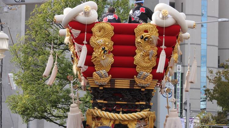 Mozu Hachiman Shrine Autumn Festival – Futon Daiko float