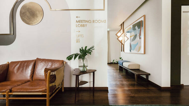 The Vintage lobby