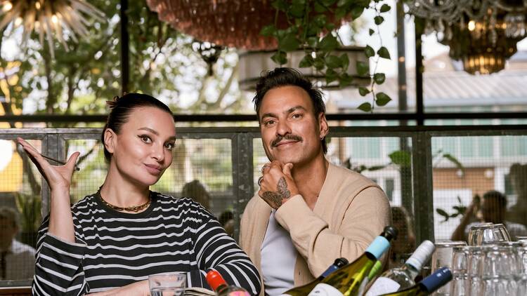 Gizzi Erskine and Marc Francis-Baum at Mare Street Market 