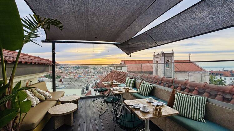 The Lumiares rooftop terrace
