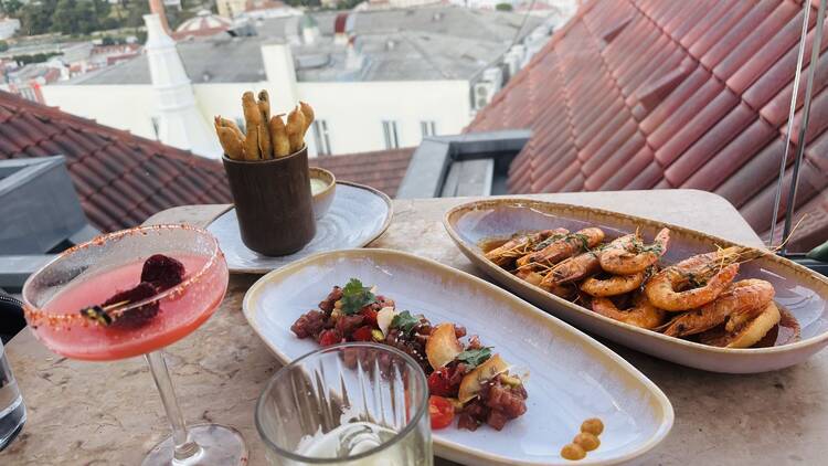 The Lumiares rooftop terrace