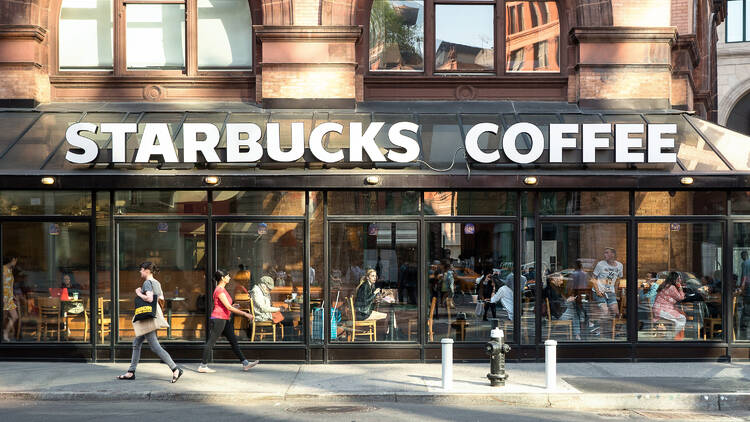 Starbucks storefront
