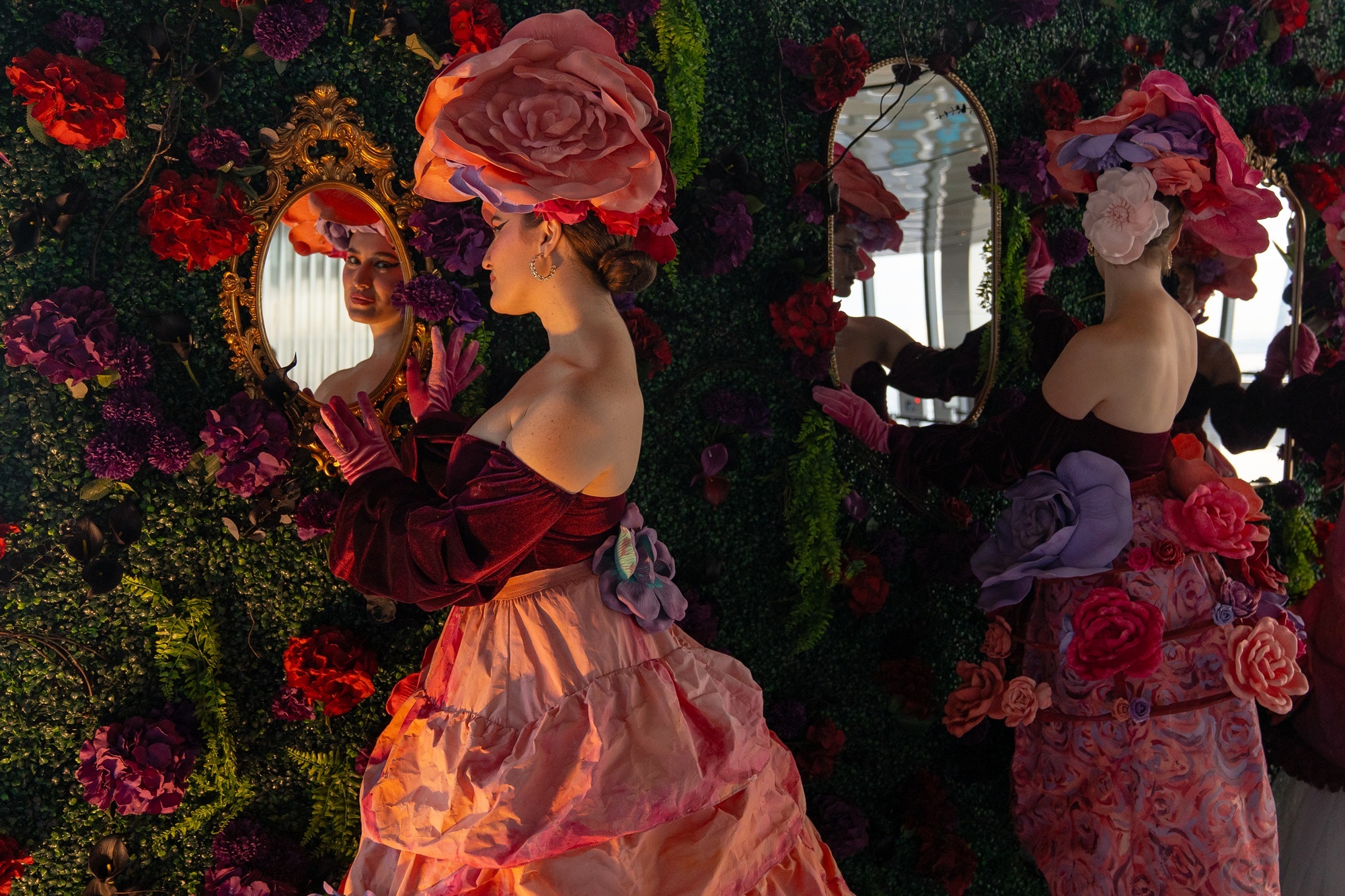 NYC's highest observation deck will transform into a goth floral wonderland for Halloween this year