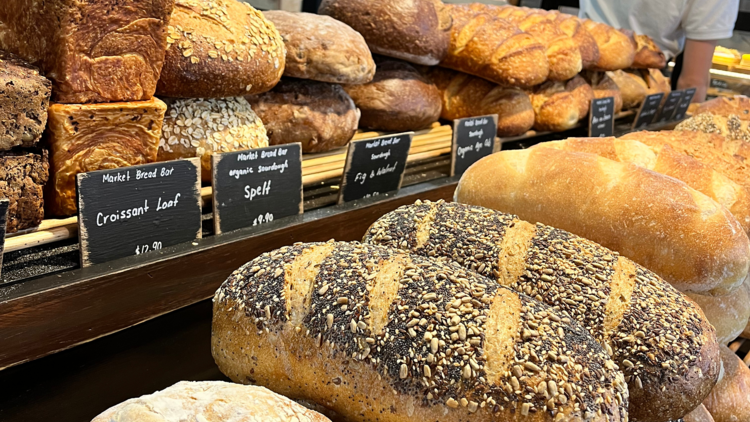 Adelaide Central Market Loaves of bread