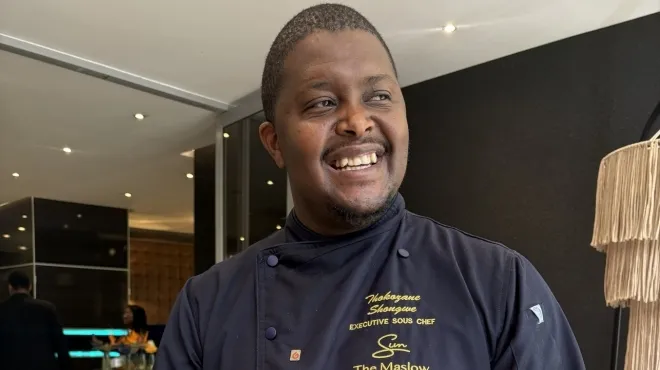 Chef Thokozani of Lacuna at Sun the Maslow