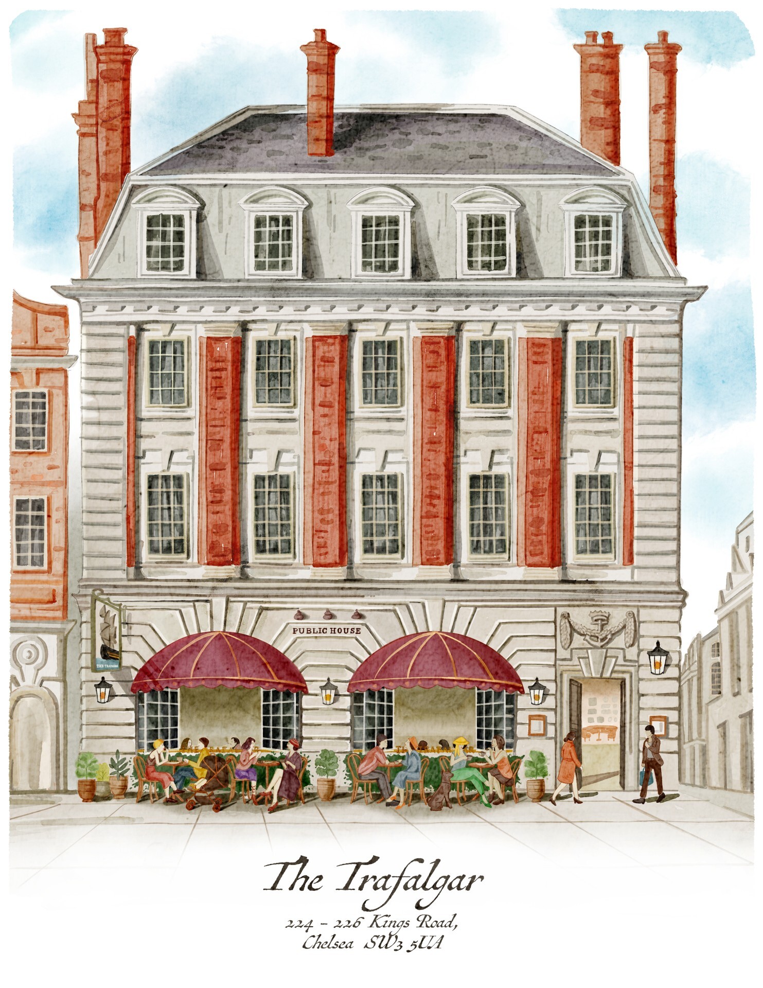 The Trafalgar, pub in Chelsea