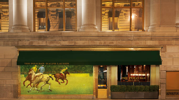 The Ralph Lauren Polo Bar in New York