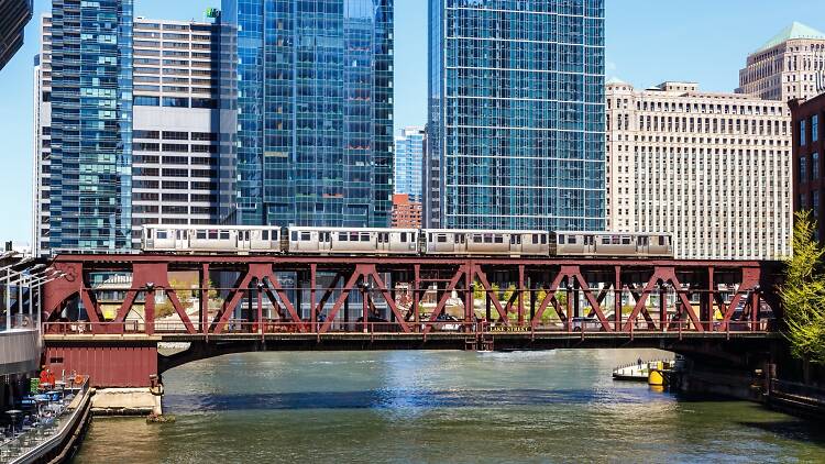 Lake Street Bridge in Chicago