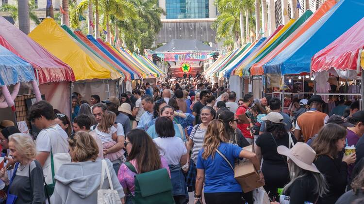 Miami Book Fair Street Fair at Wolfson Campus