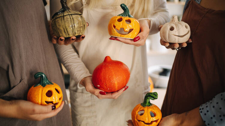 Sip and Clay: Halloween Edition