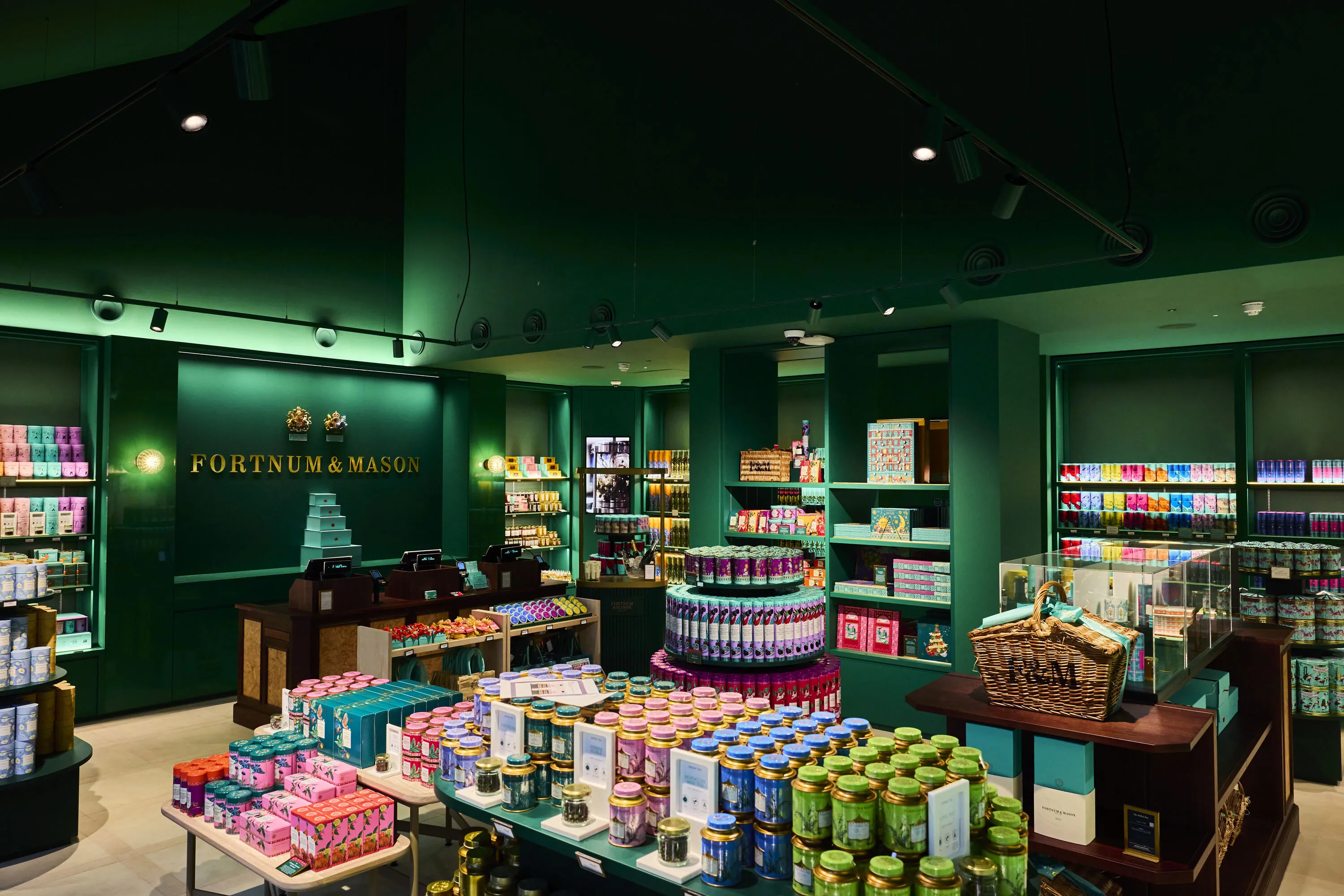 Inside Fortnum & Mason in Bicester Village
