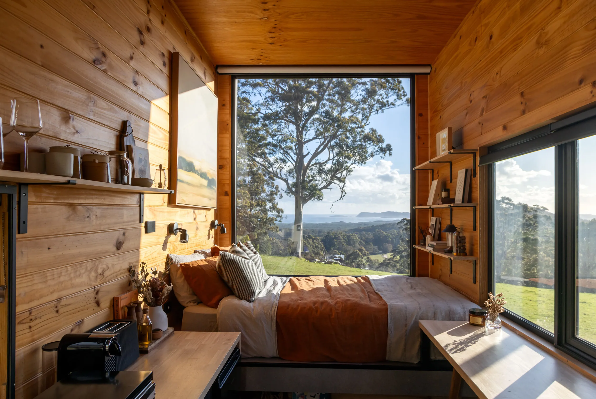 Inside of tiny home