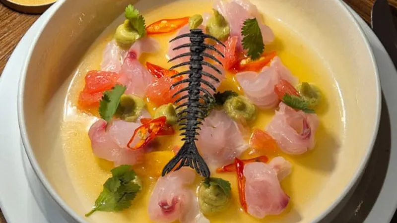 Abalobi Sashimi at Heirloom