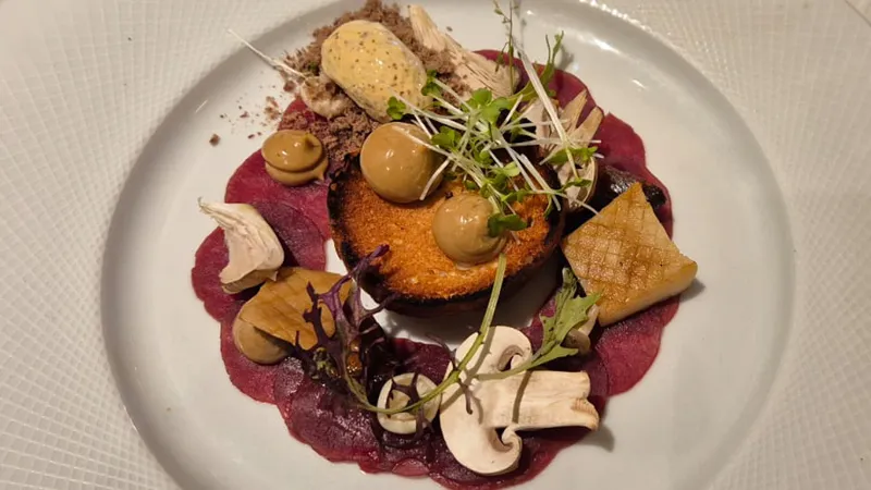 Buffelshoek Venison Carpaccio at Heirloom