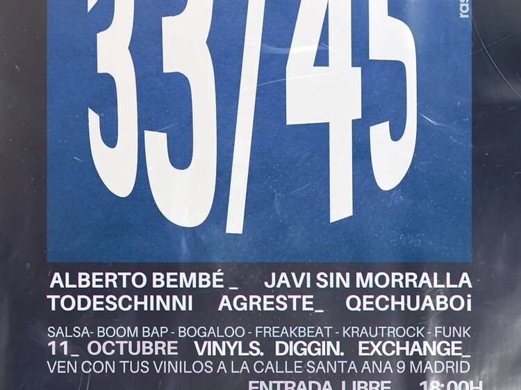 33/45: la cita para los amantes del vinilo aterriza en Madrid