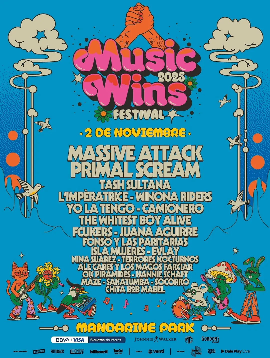 MUSIC WINS LINE UP NACIONAL