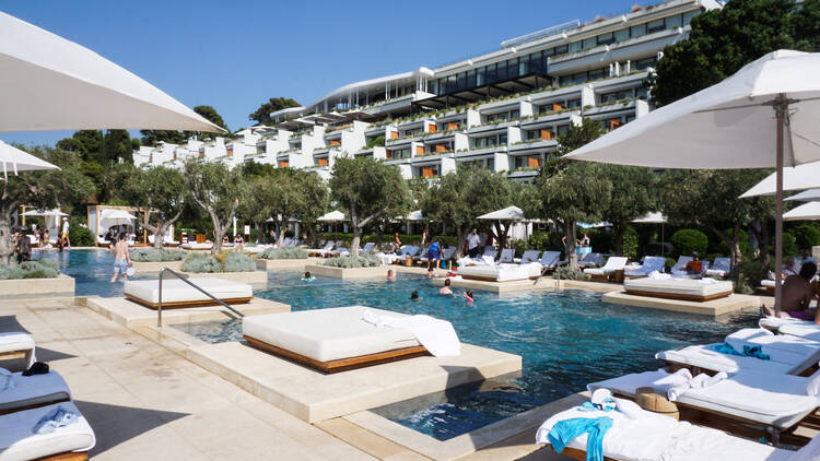 The Four Seasons Astir Palace Hotel Athens exterior and outdoor pool  The Four Seasons Astir Palace Hotel Athens exterior and outdoor pool