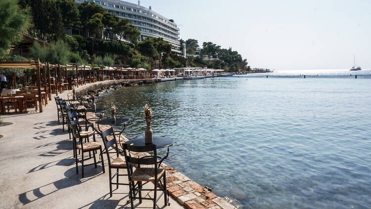 Seats with a view within Athens's Four Seasons Resort Seats with a view within Athens's Four Seasons Resort
