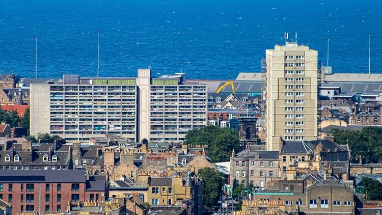 Edinburgh, brutalist buildings