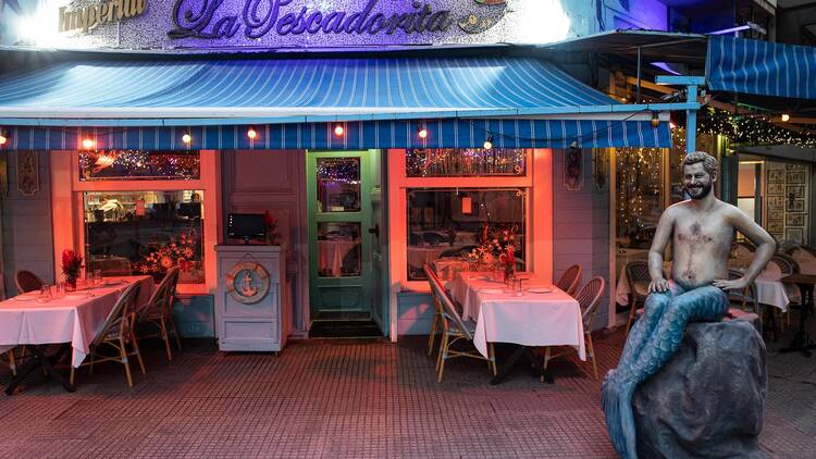 Sea and river pop-up at La Pescadorita