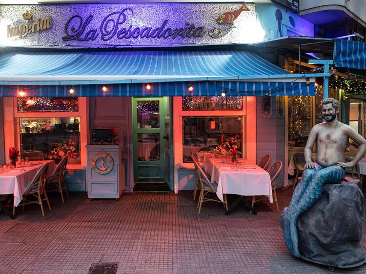 Sea and river pop-up at La Pescadorita