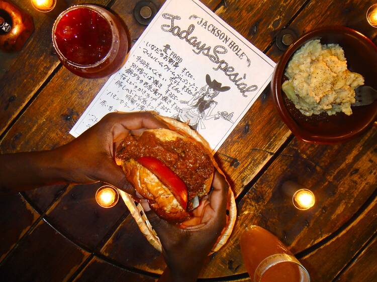 Lose track of time over a burger at Jackson Hole