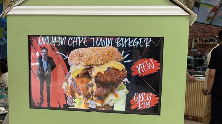 Only in Cape Town Burger