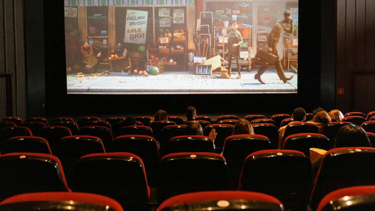 People at the movies 
